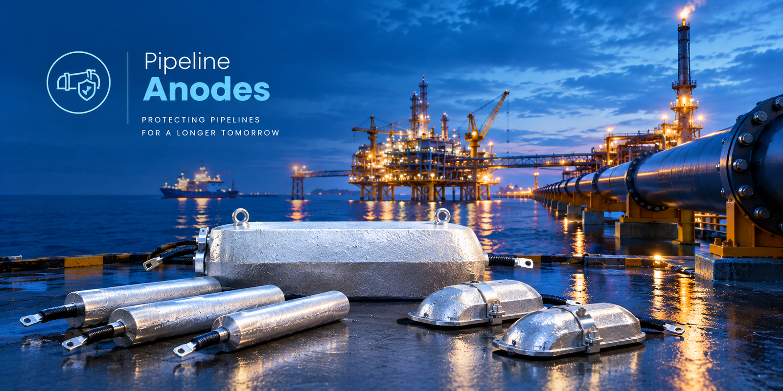 Pipeline anodes
